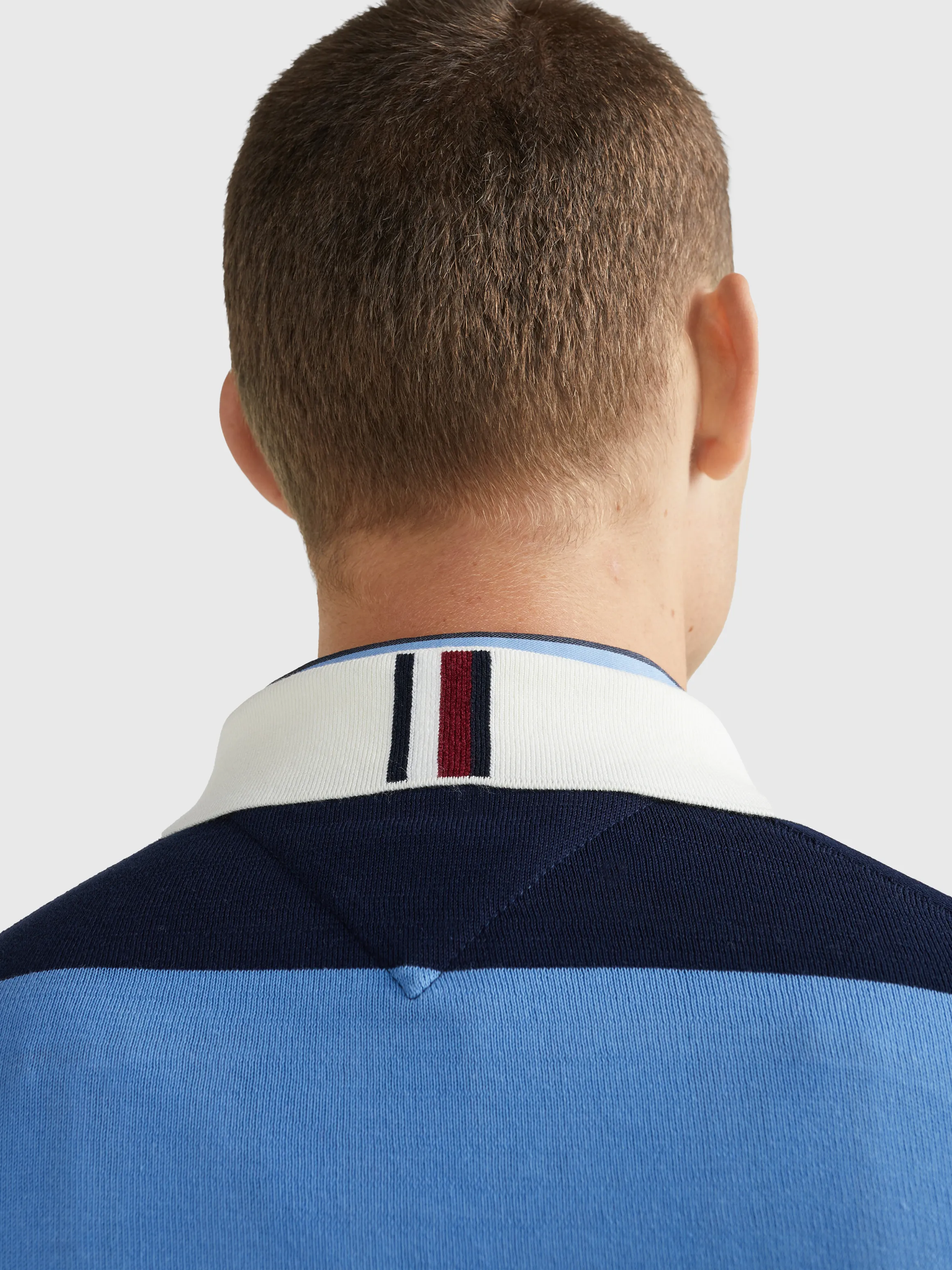 Knitted Stripe Rugby Shirt | Sweatshirts & Hoodies | Tommy Hilfiger