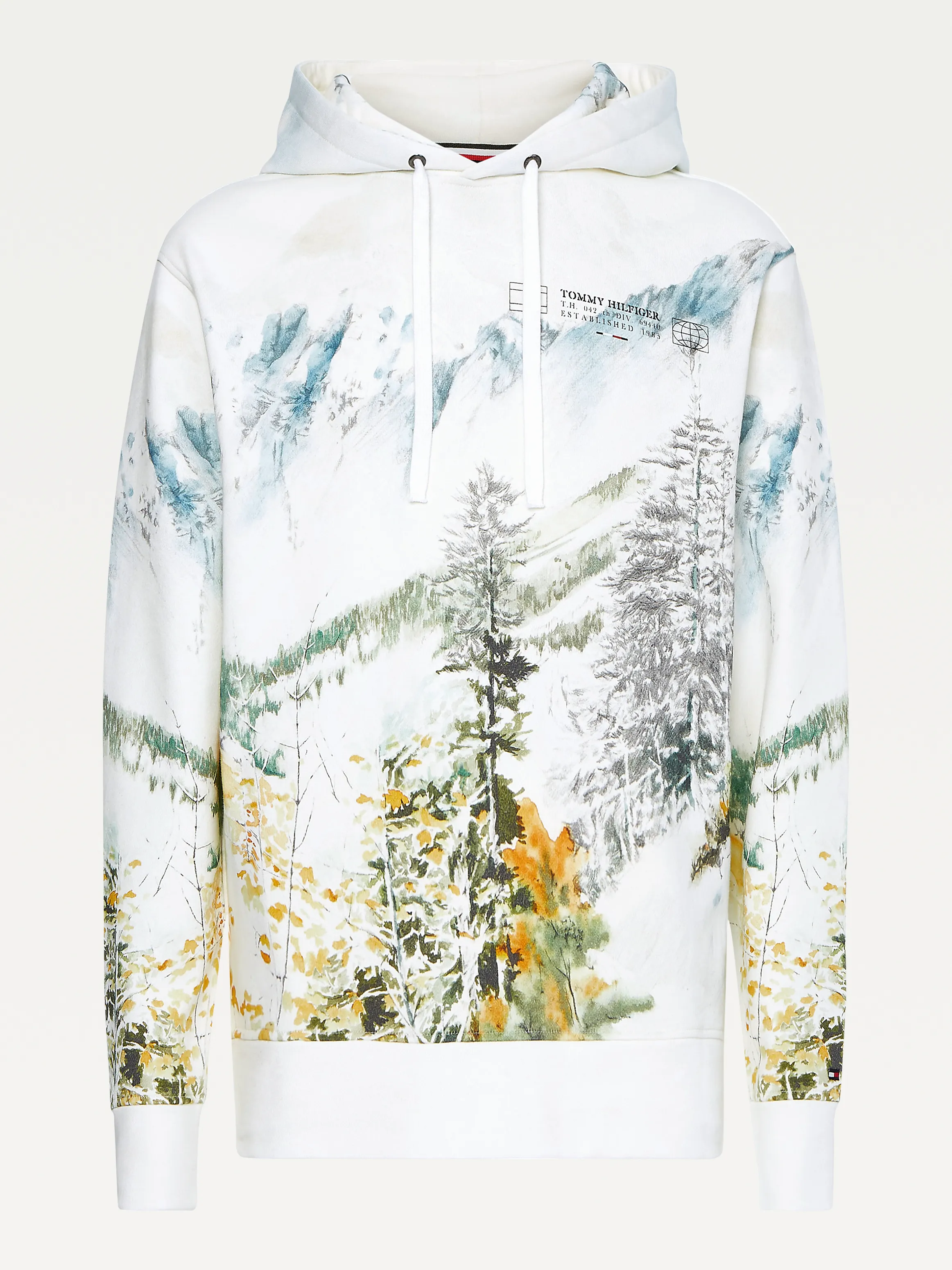 Landscape Print Organic Hoodie | Hoodies | Tommy Hilfiger