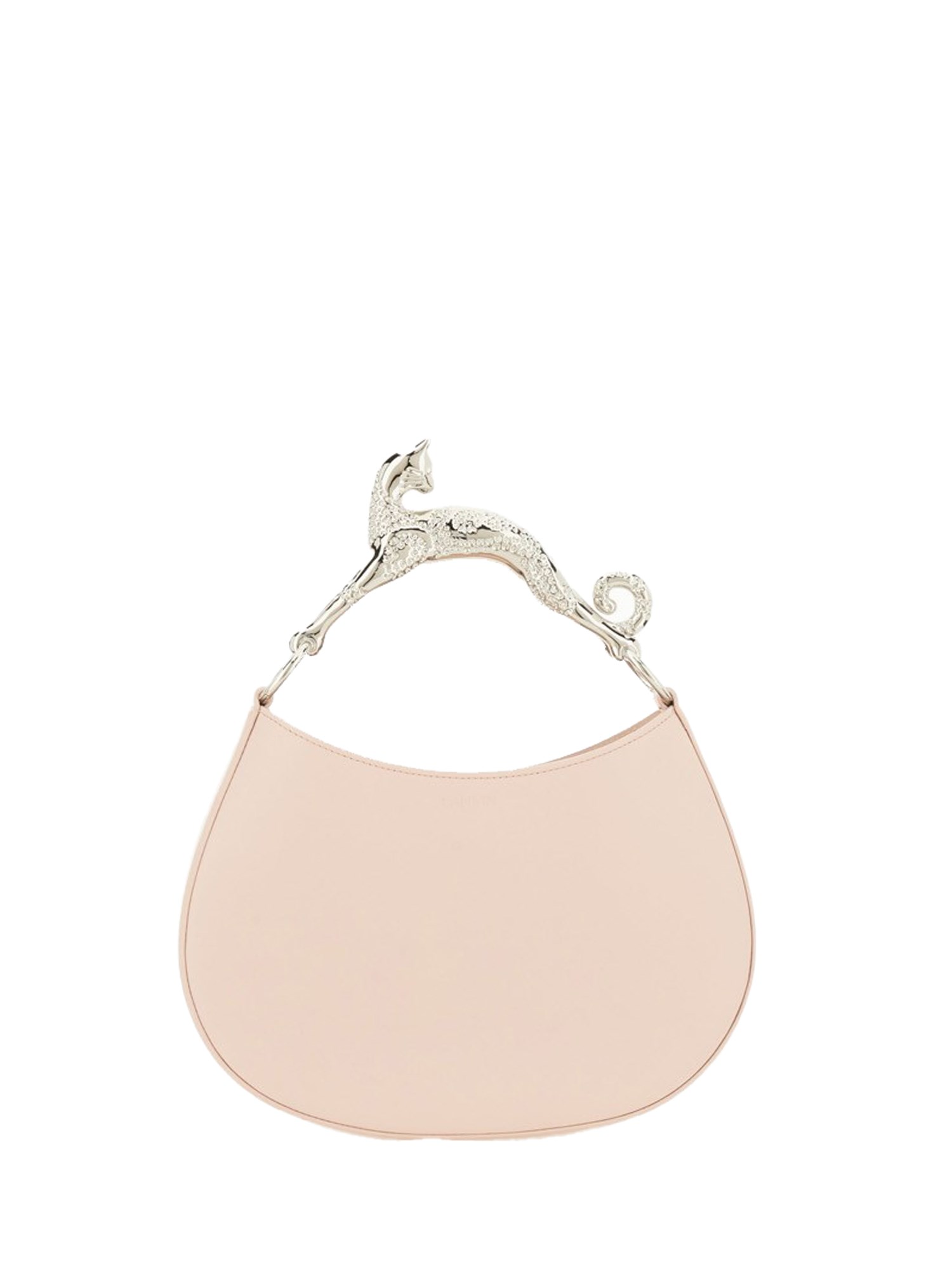 LANVIN    CAT SMALL LEATHER HOBO BAG