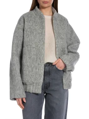 LEVETE ROOM JACKET FELIZIA LIGHT GREY MEL