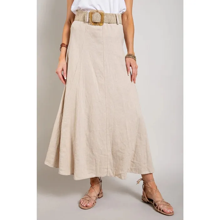 Linen Maxi Skirt