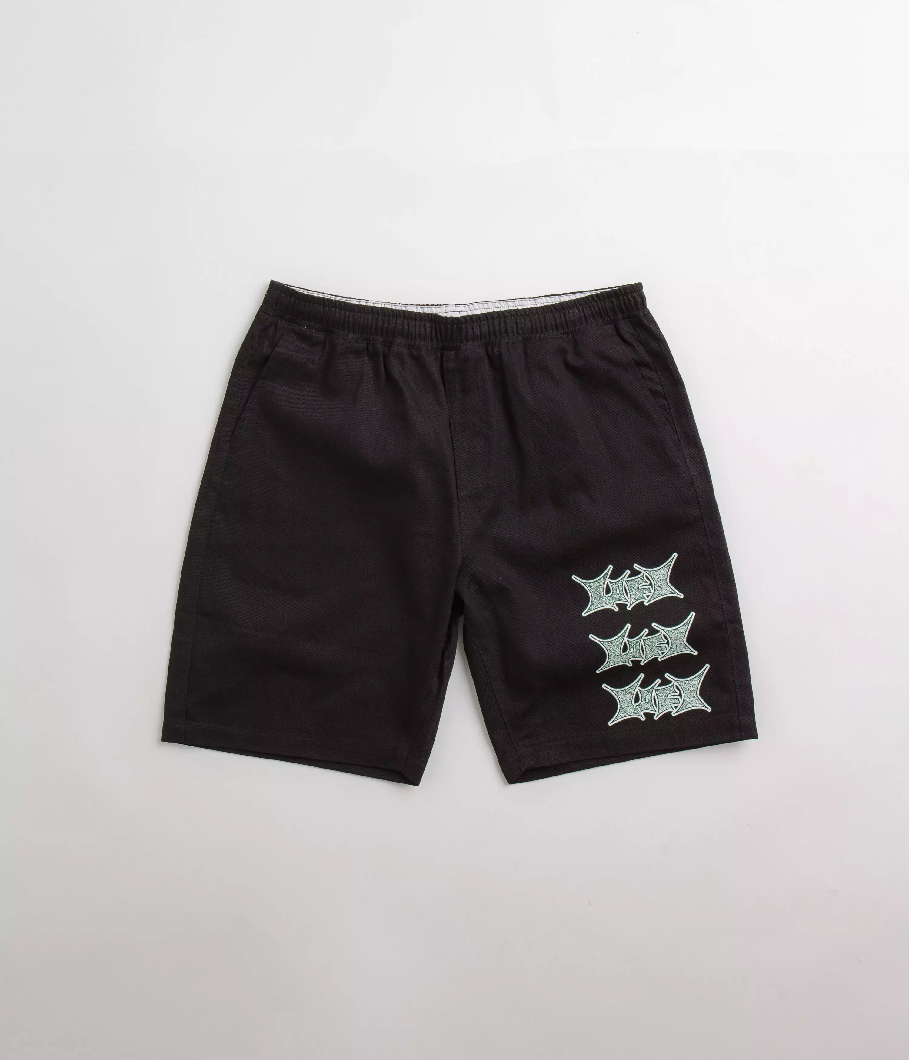 Lo-Fi Static Work Shorts - Black