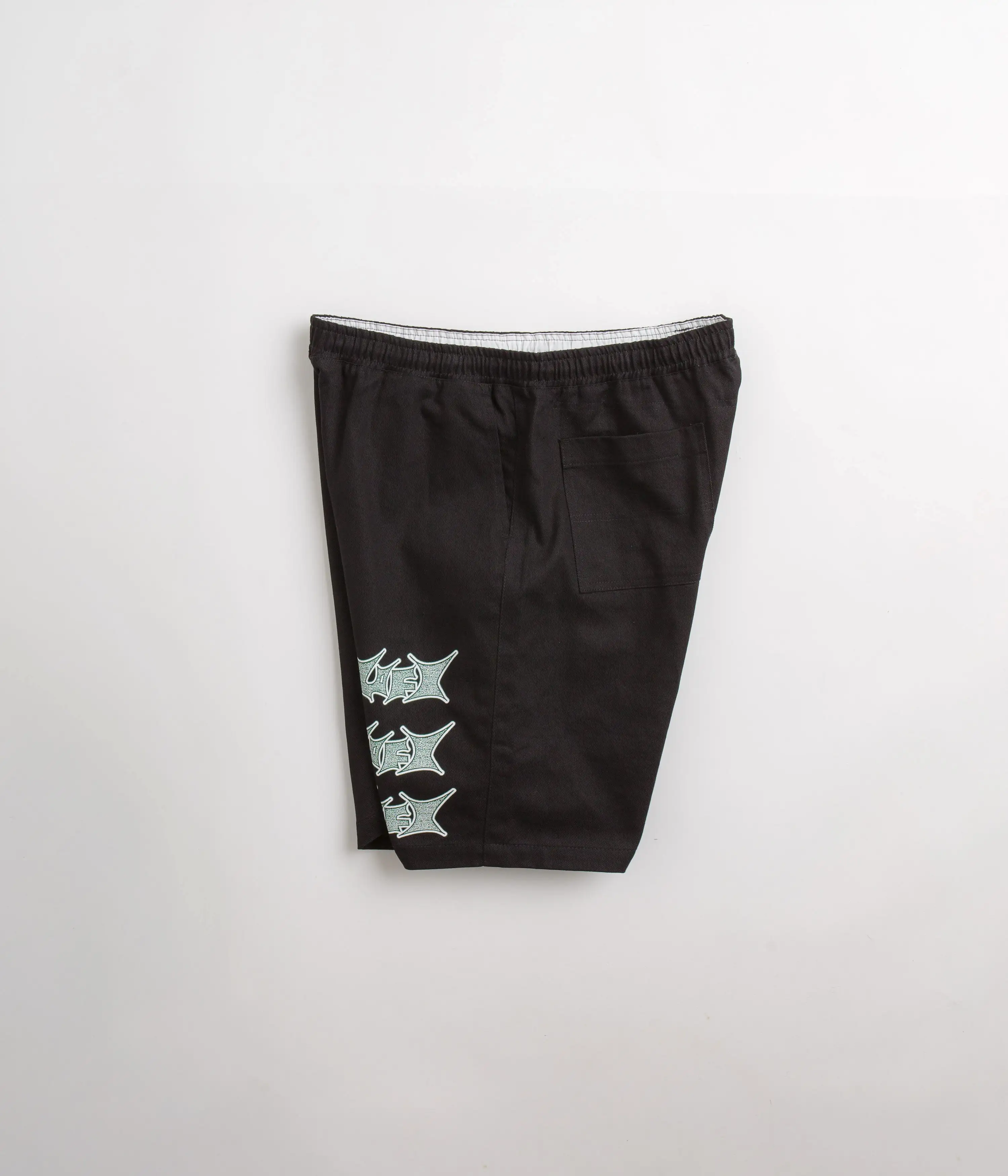 Lo-Fi Static Work Shorts - Black