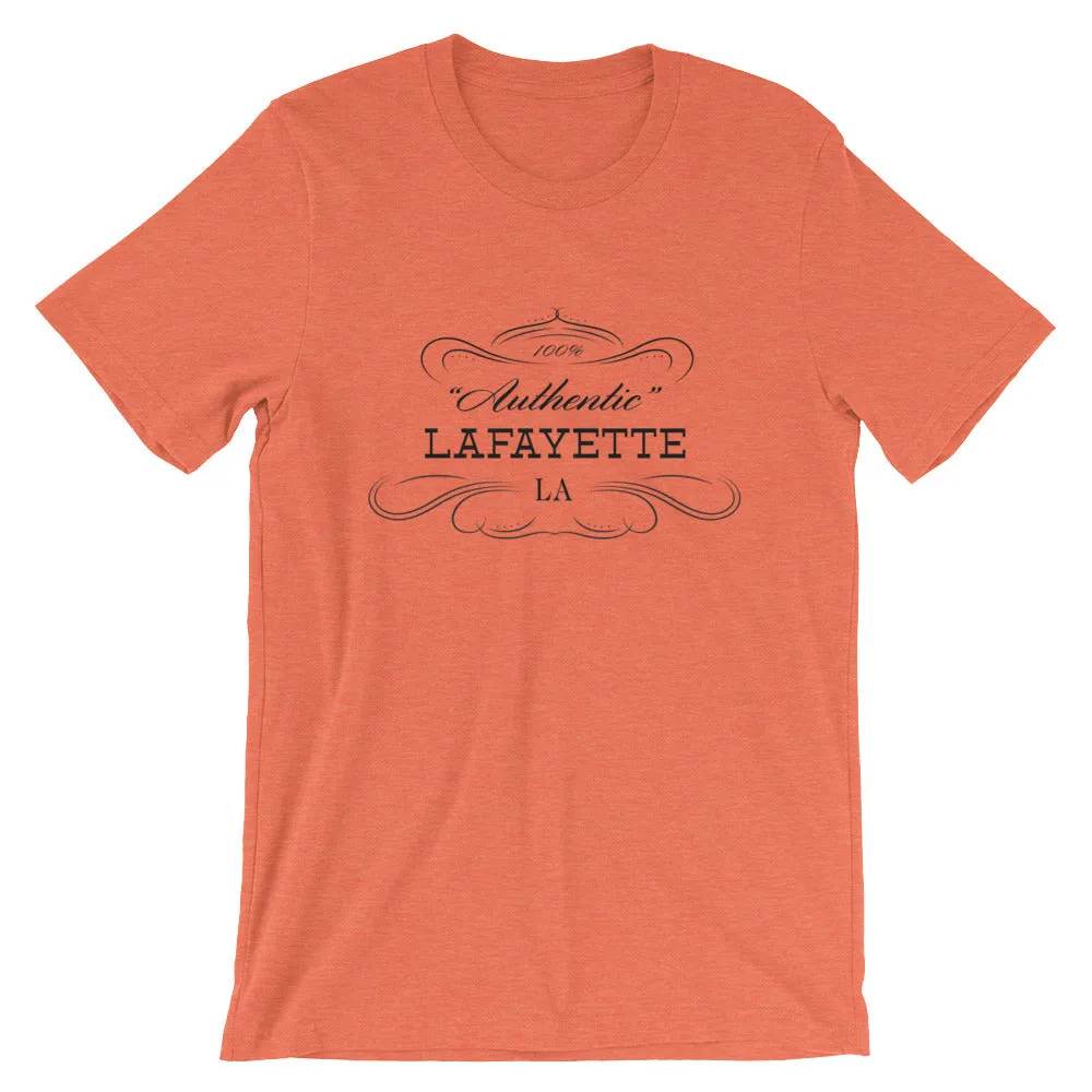 Louisiana - Lafayette LA - Short-Sleeve Unisex T-Shirt - Authentic