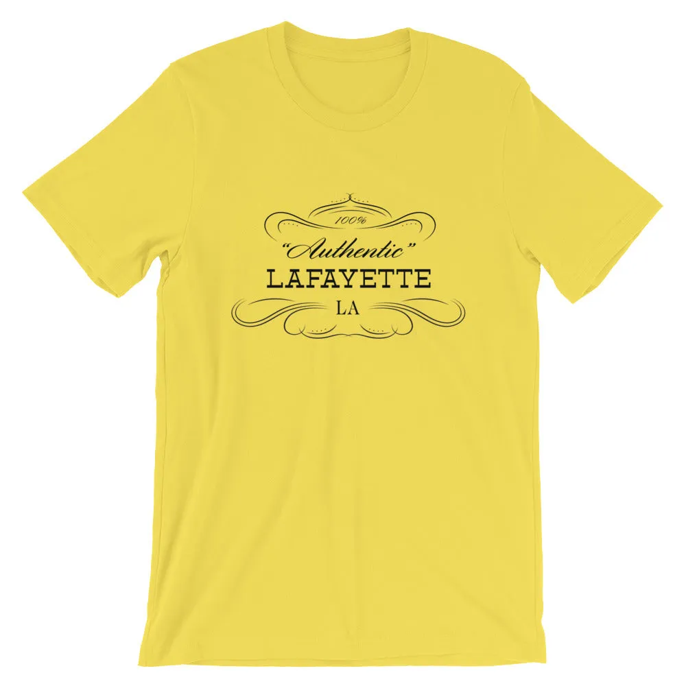 Louisiana - Lafayette LA - Short-Sleeve Unisex T-Shirt - Authentic