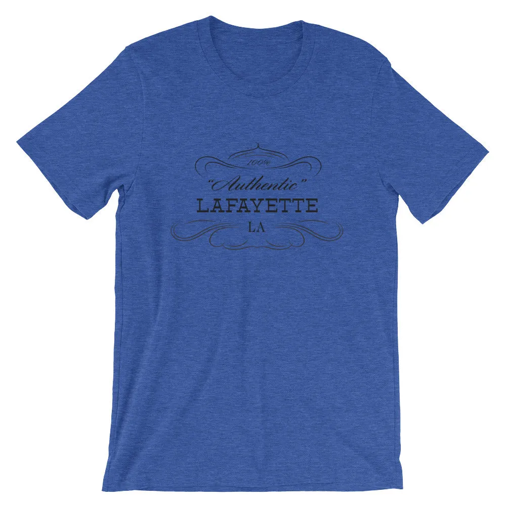 Louisiana - Lafayette LA - Short-Sleeve Unisex T-Shirt - Authentic