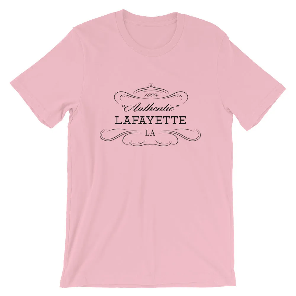 Louisiana - Lafayette LA - Short-Sleeve Unisex T-Shirt - Authentic