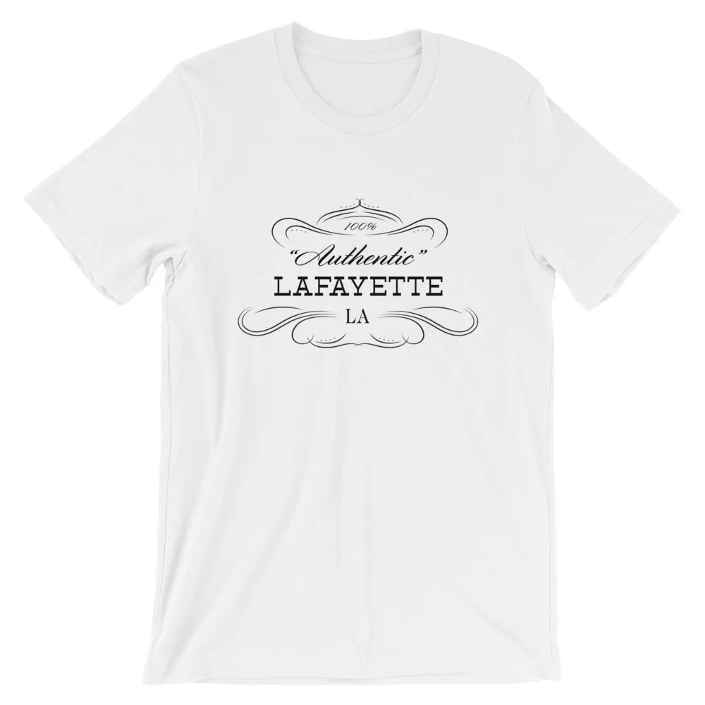 Louisiana - Lafayette LA - Short-Sleeve Unisex T-Shirt - Authentic