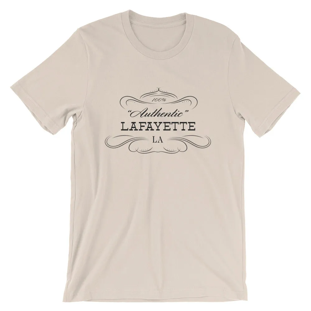 Louisiana - Lafayette LA - Short-Sleeve Unisex T-Shirt - Authentic