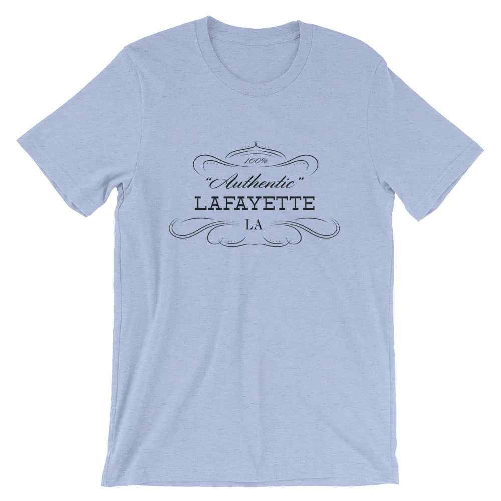 Louisiana - Lafayette LA - Short-Sleeve Unisex T-Shirt - Authentic