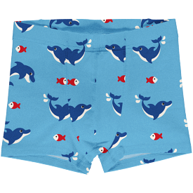 Maxomorra Dolphin Organic Cotton Boxer Shorts