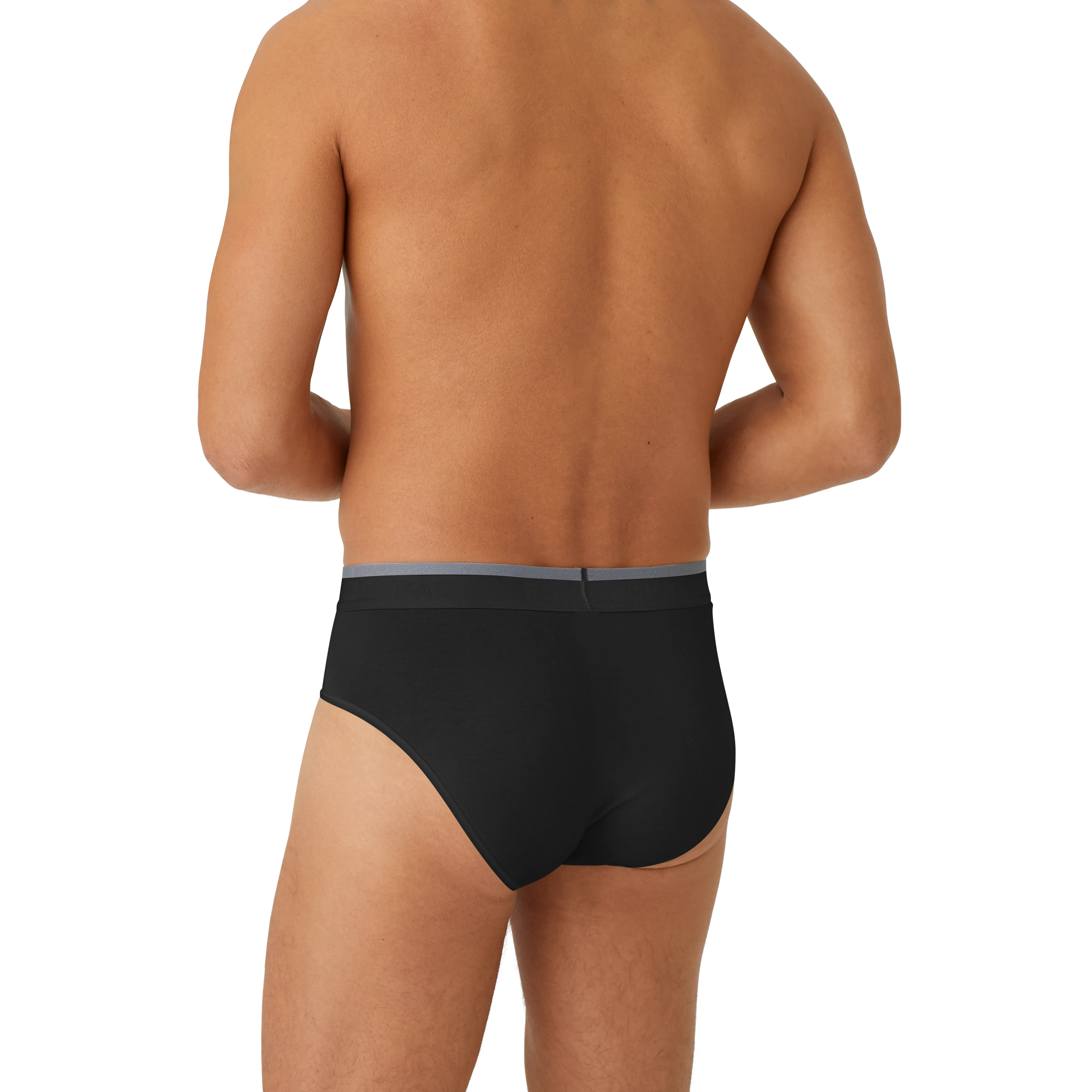 Men's Cotton Modal Blend Flyless Brief 6-Pack