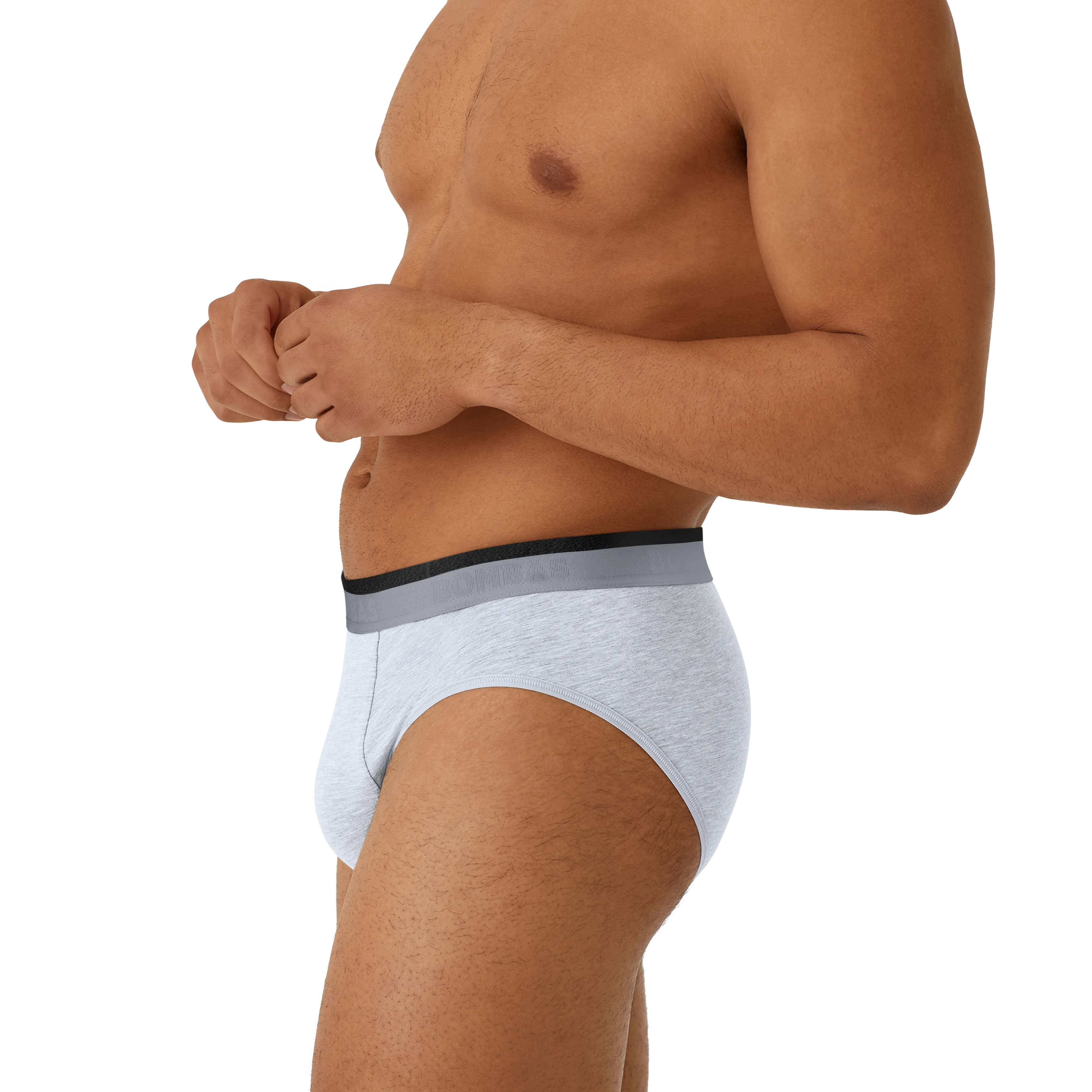 Men's Cotton Modal Blend Flyless Brief 6-Pack