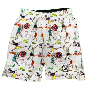 Mens Tennis Flow 9 Short White