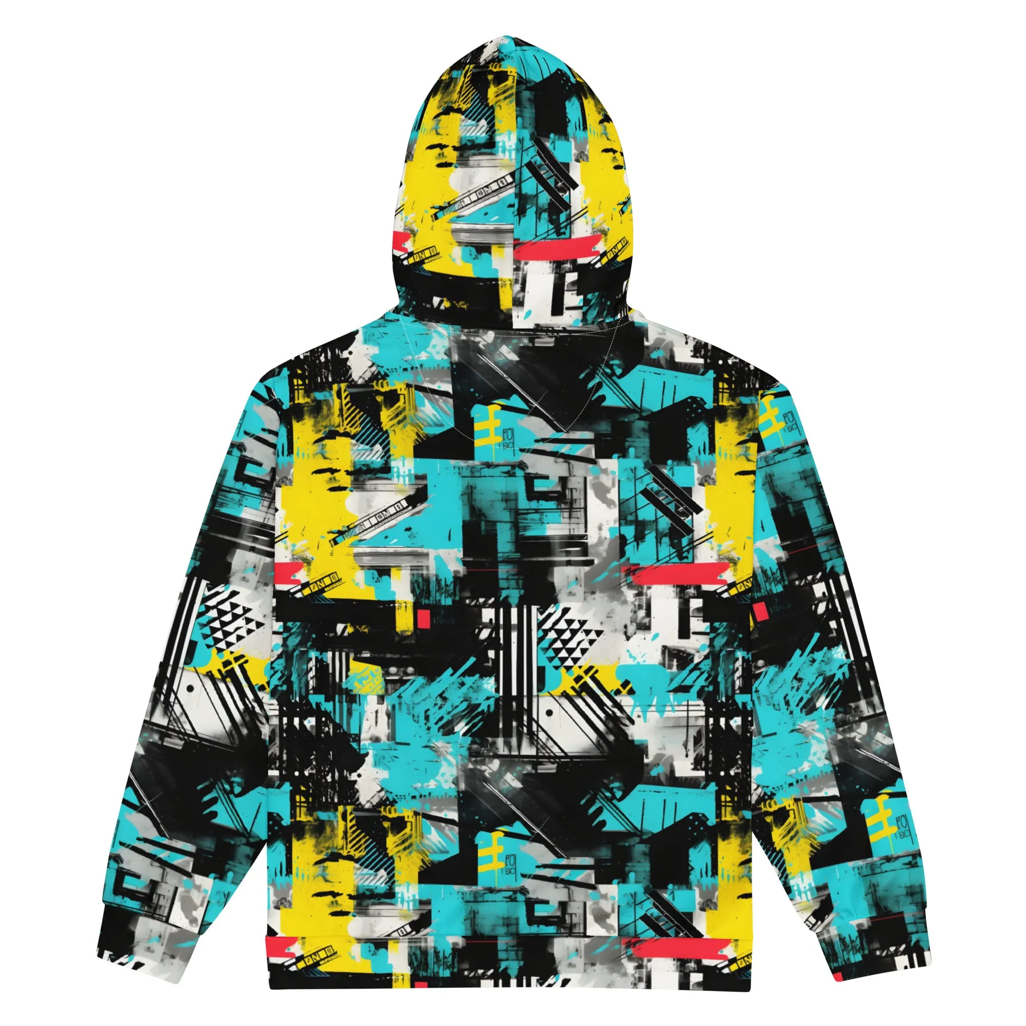 Mens Zip Hoodie - Tropical Thunder 001