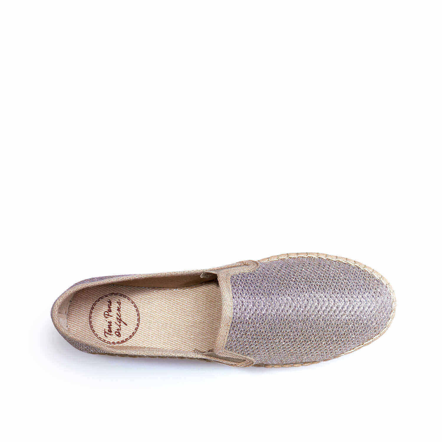 Metallic Cotton Blend Espadrilles for Women - Fonda-S