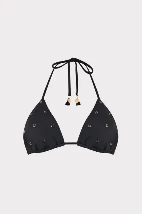 Millie Diamond Heat Set Triangle Bikini Top