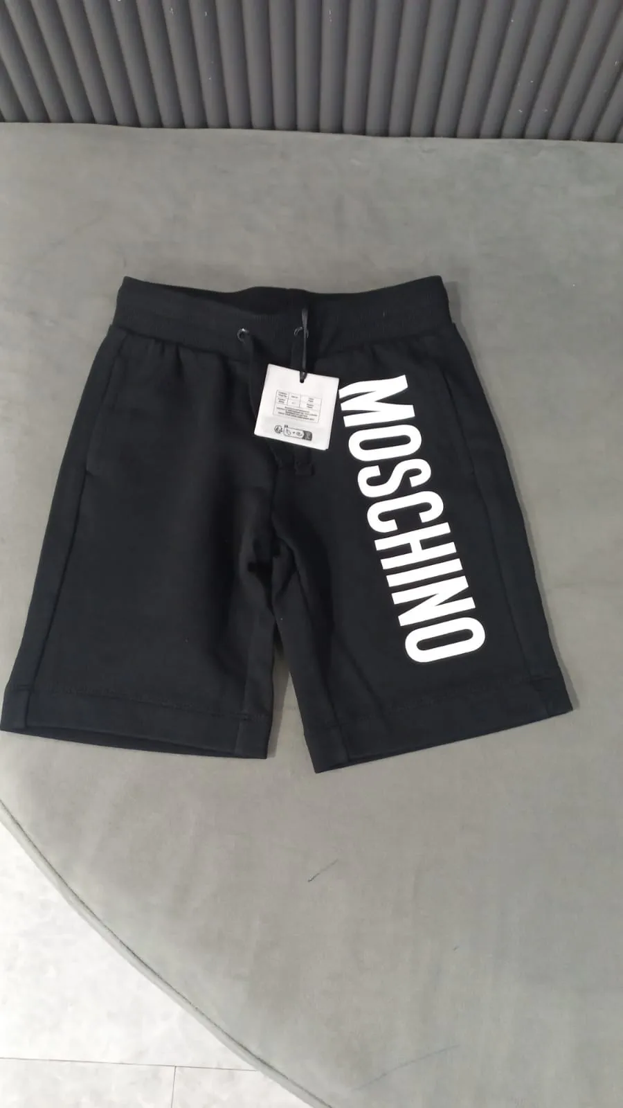 Moschino Shorts Logo Black