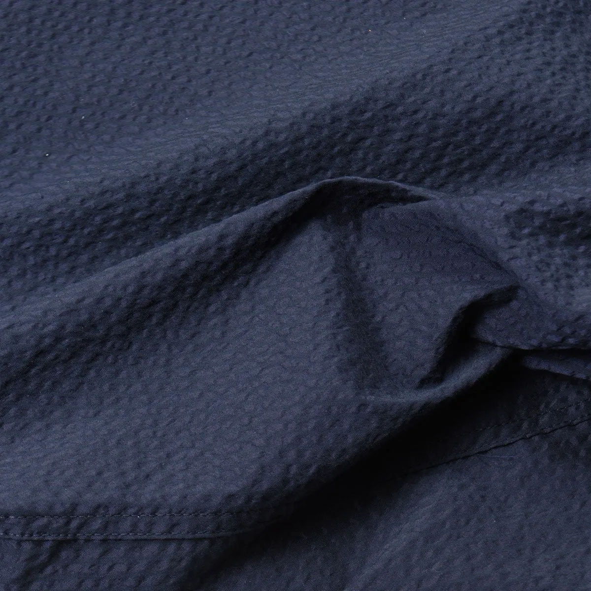 Norse Projects - Osvald Seersucker Shirt - Dark Navy