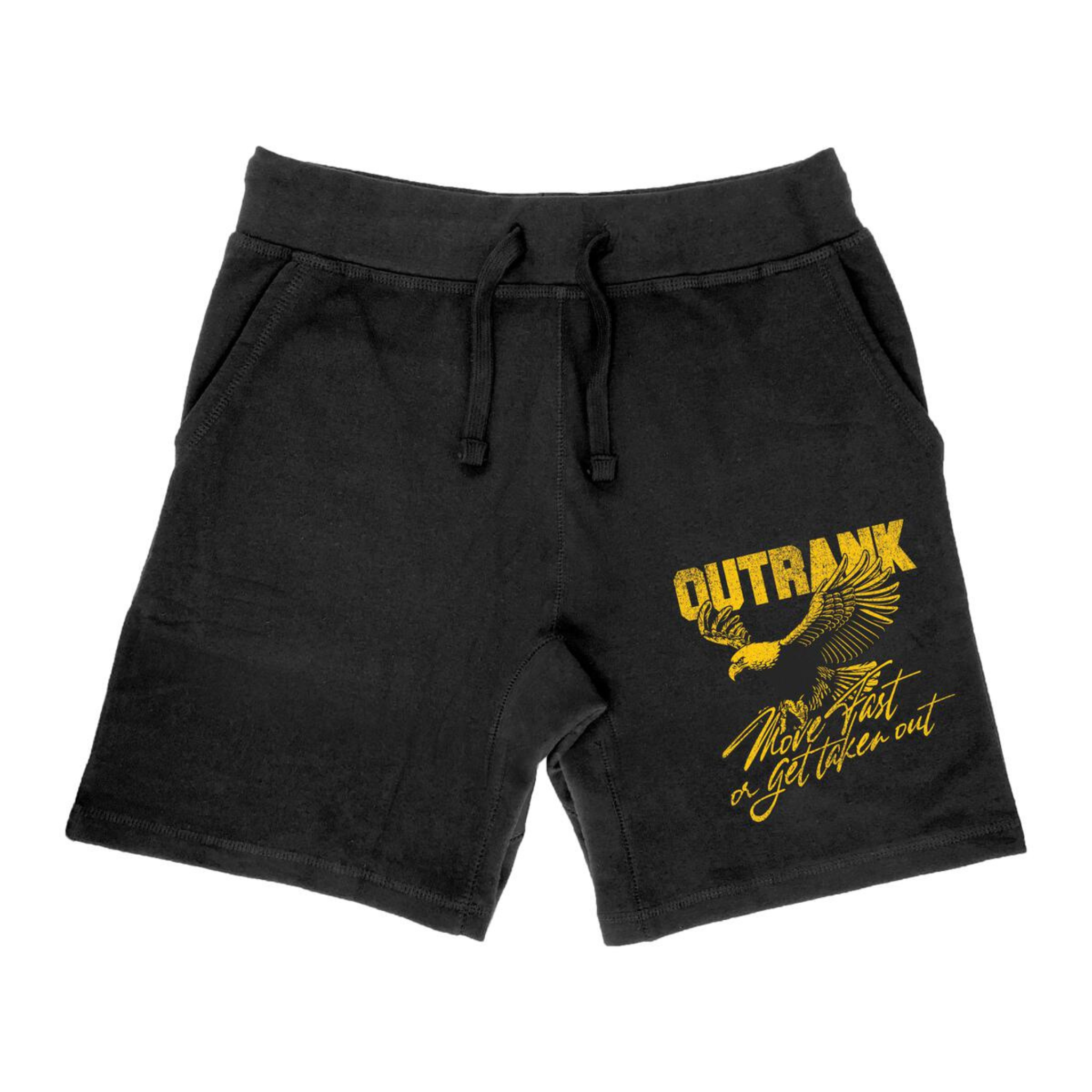 Outrank Move Fast Shorts (Black/Yellow)