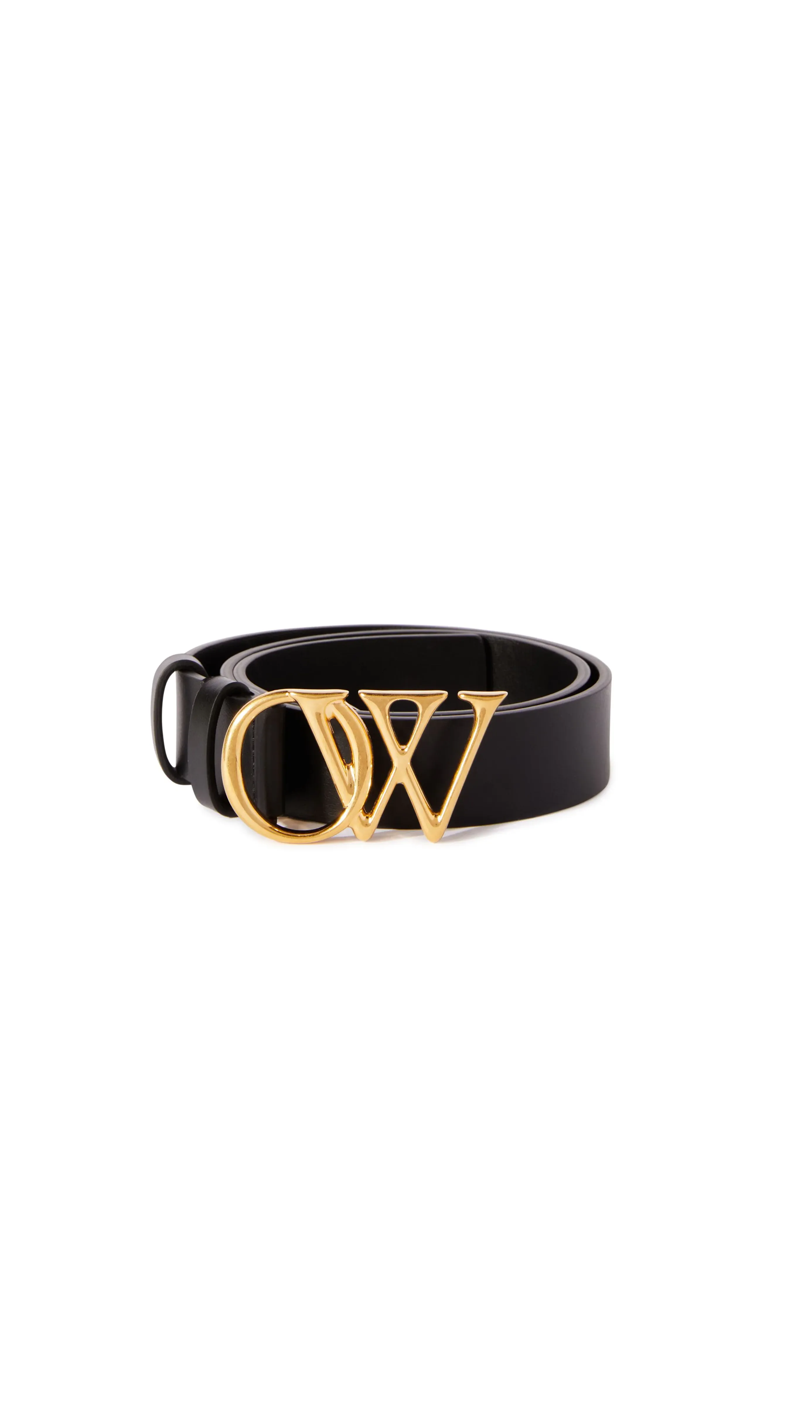 OW Initials Belt 30 - Black