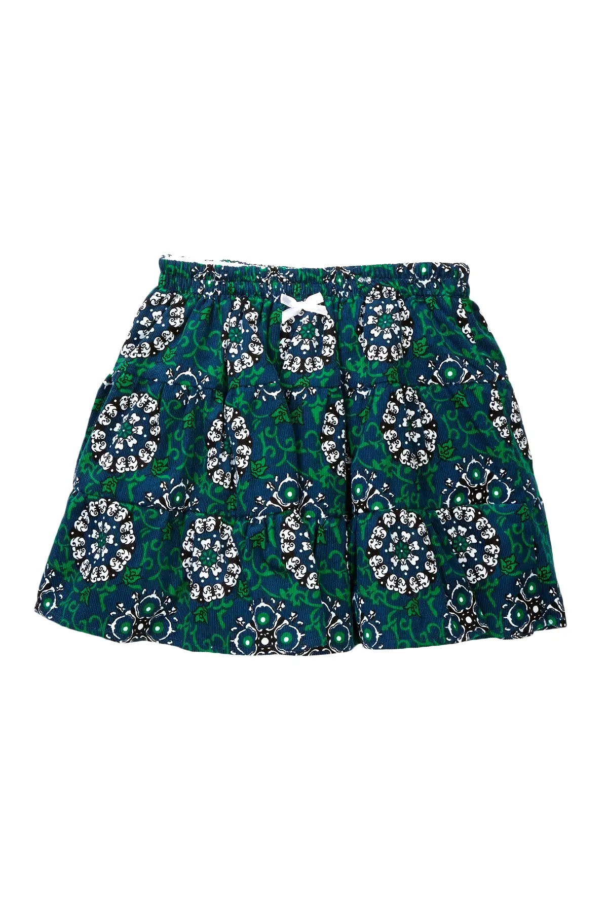 Paisley Corduroy Skirt