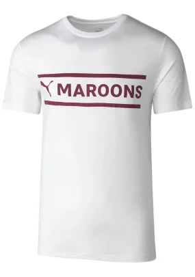 Puma Mens QLD Maroons SOO Logo Tee  768688 01