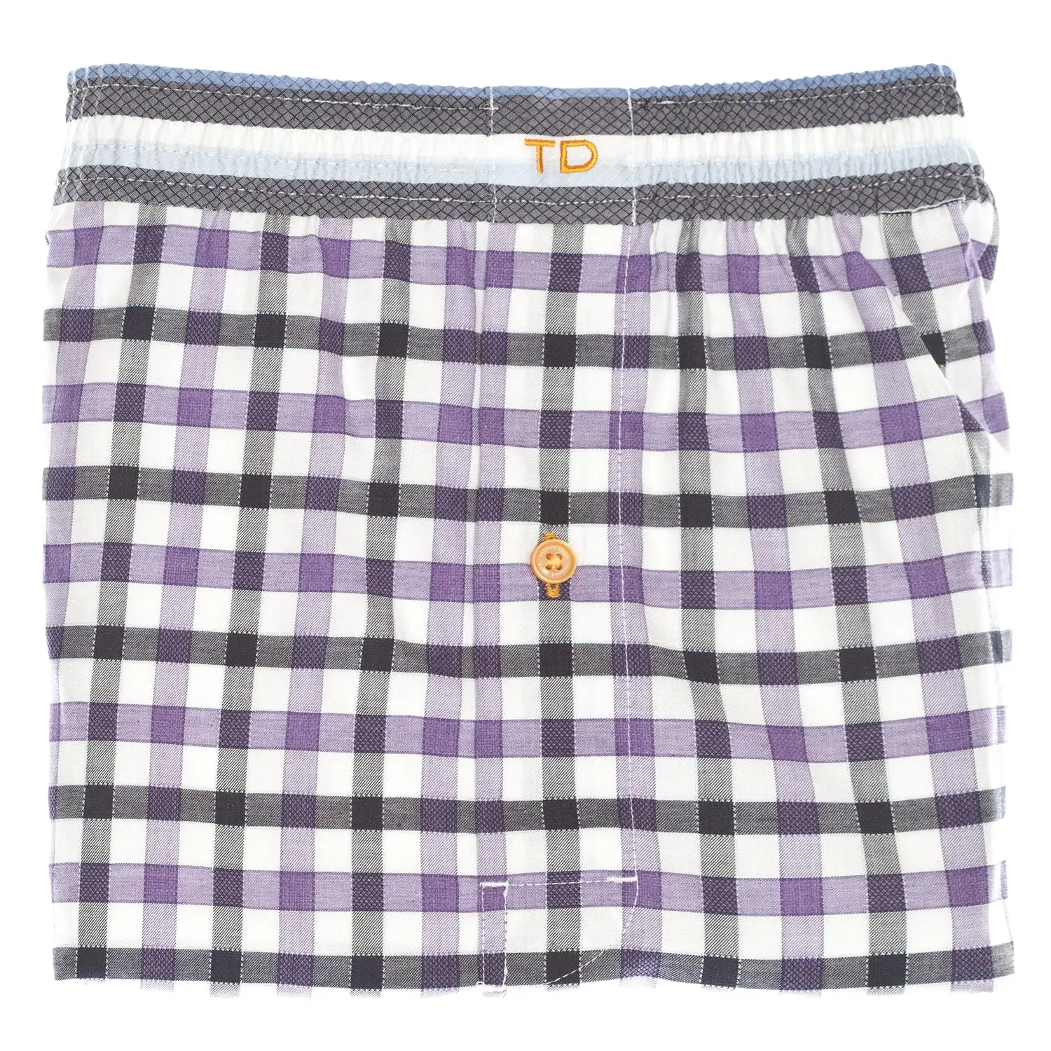 Purple Check Boxer Short