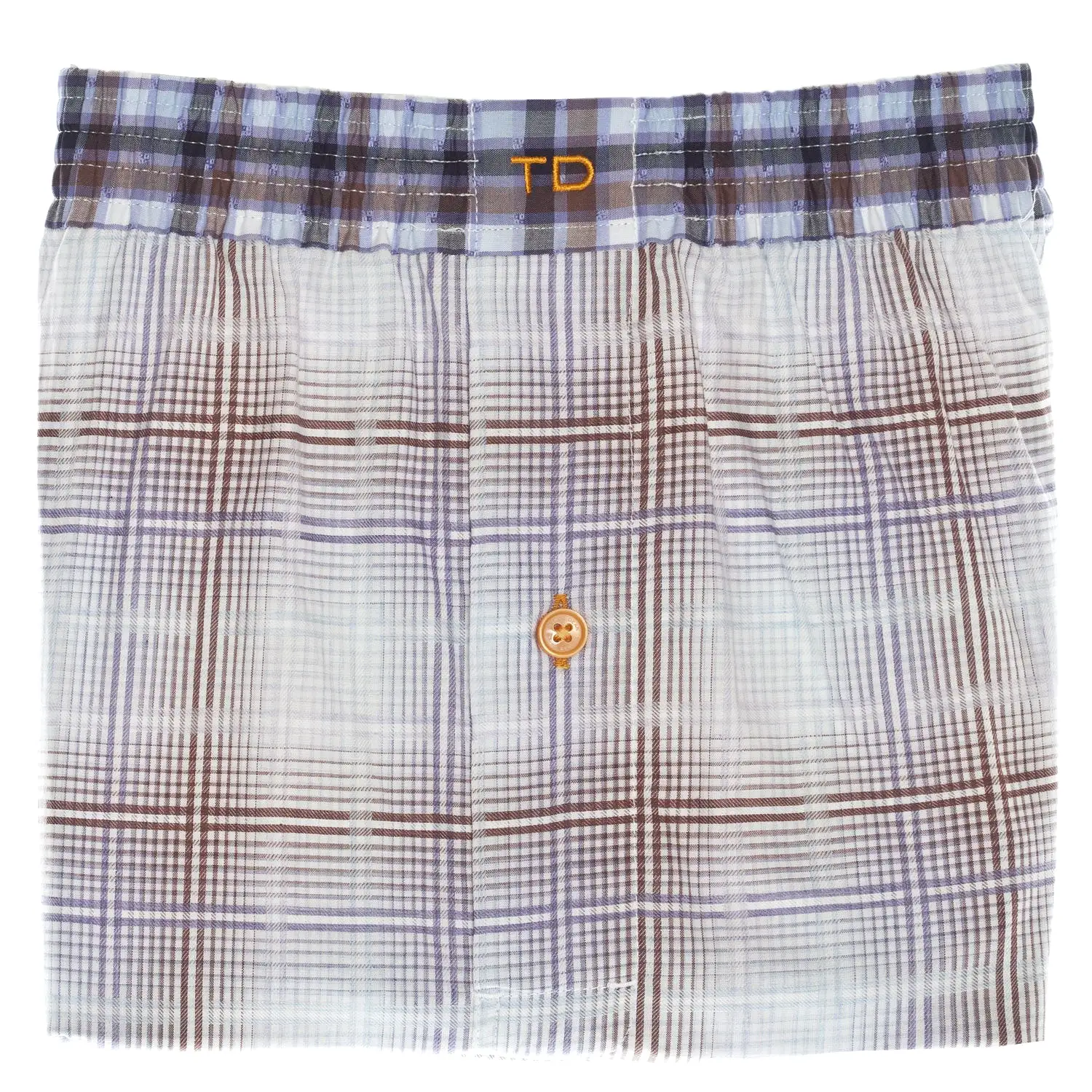 Purple Check Boxer Short