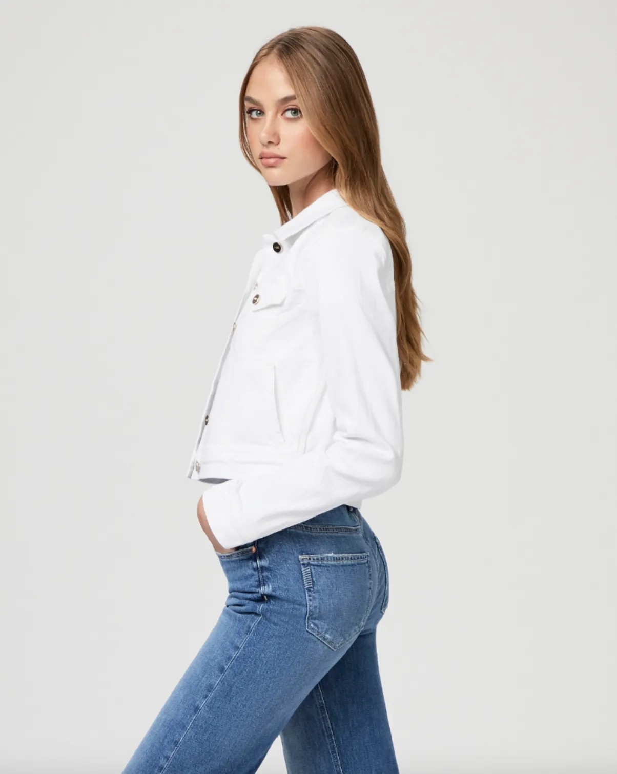 Relaxed Vivienne Jacket Crisp White