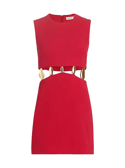 SIMKHAI Cut Out Mini Dress