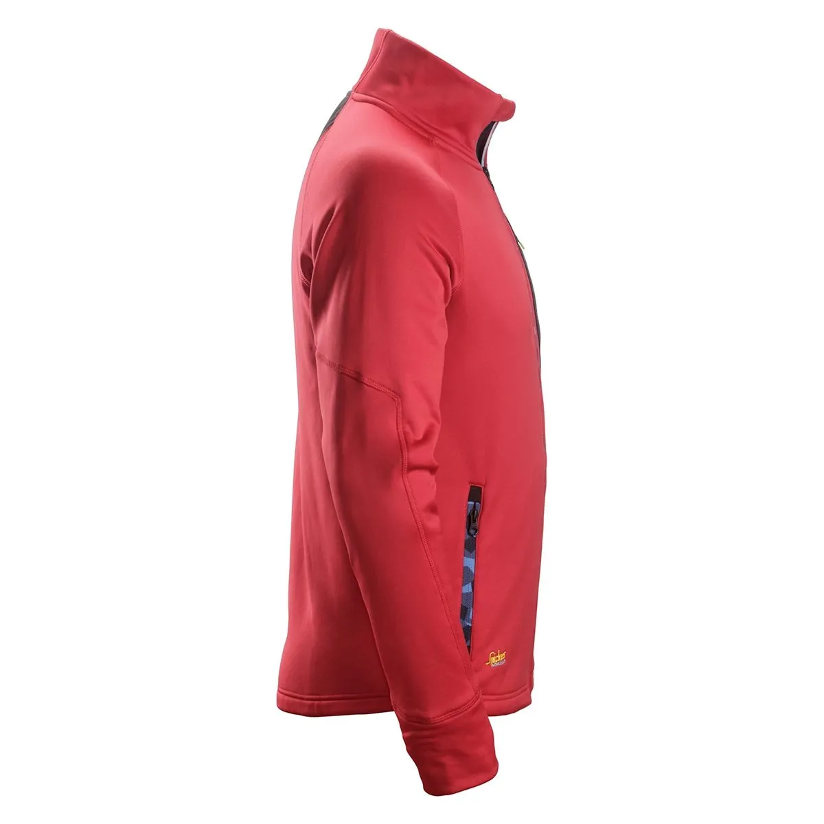 Snickers 8001 FlexiWork, Stretch Fleece Jacket - Chili Red