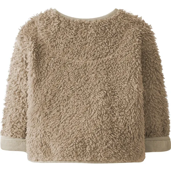 Snug Fuzzy Jacket, Beige