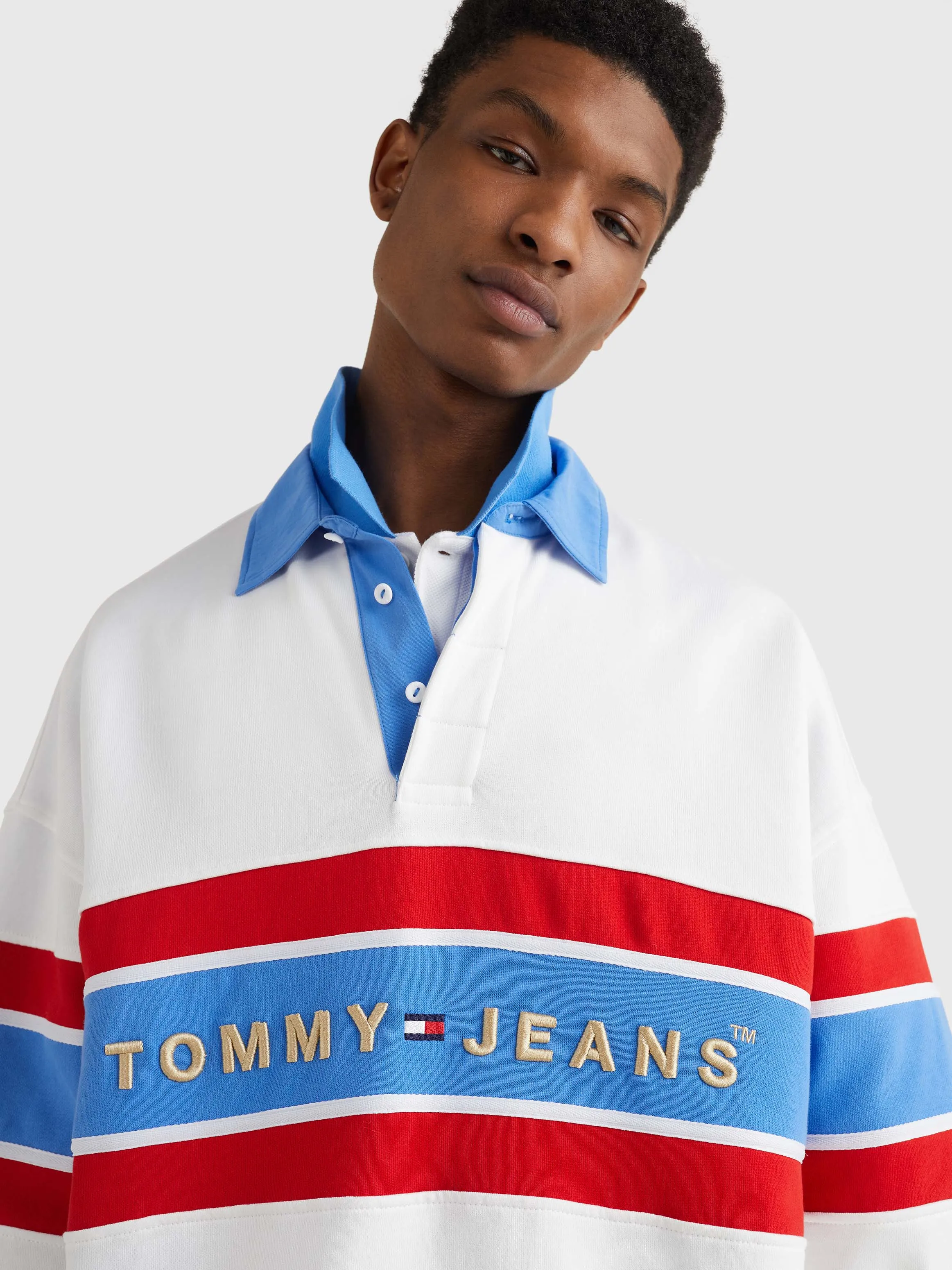 Stripe Rugby Shirt | Sweatshirts & Hoodies | Tommy Jeans