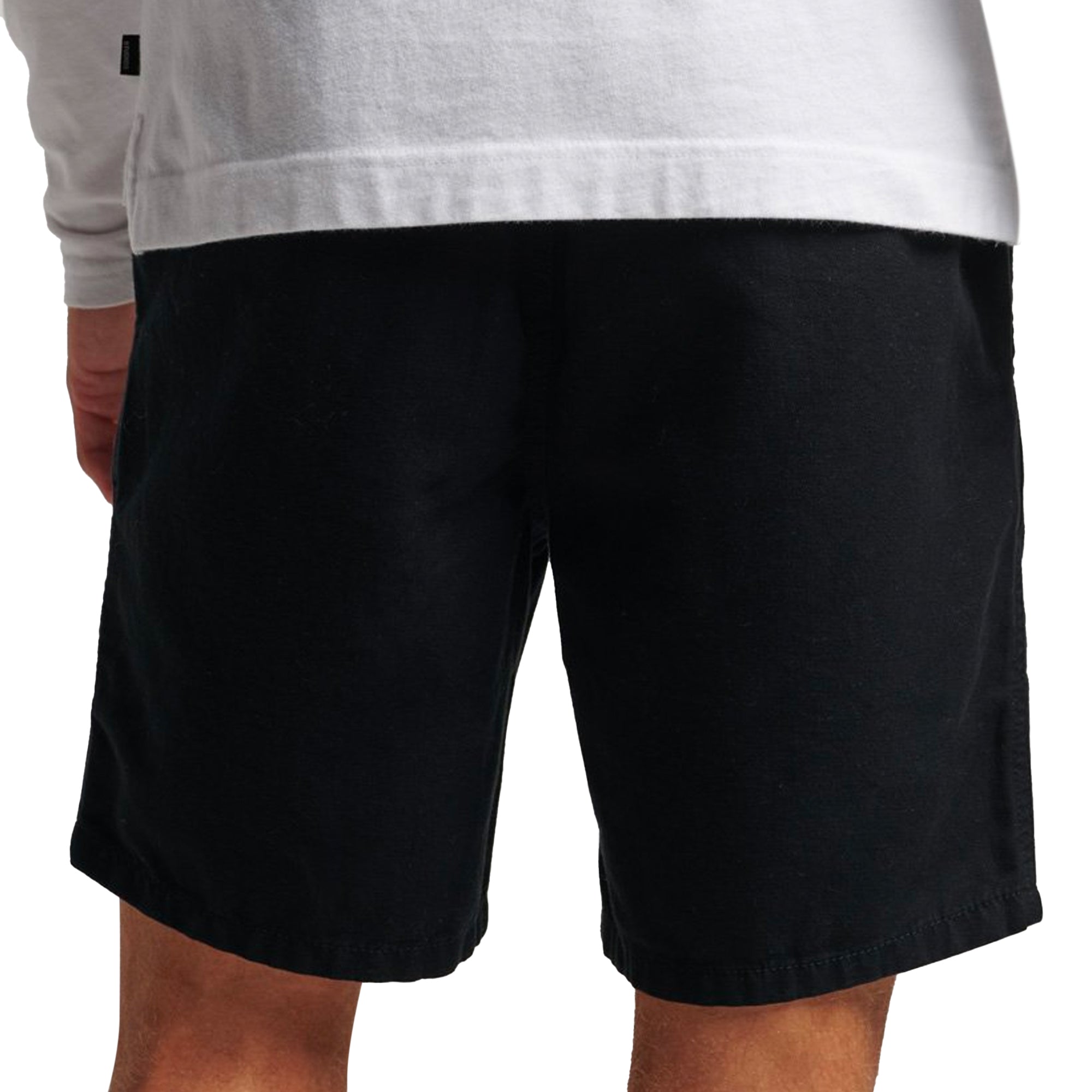 Superdry Vintage Overdyed Shorts - Black