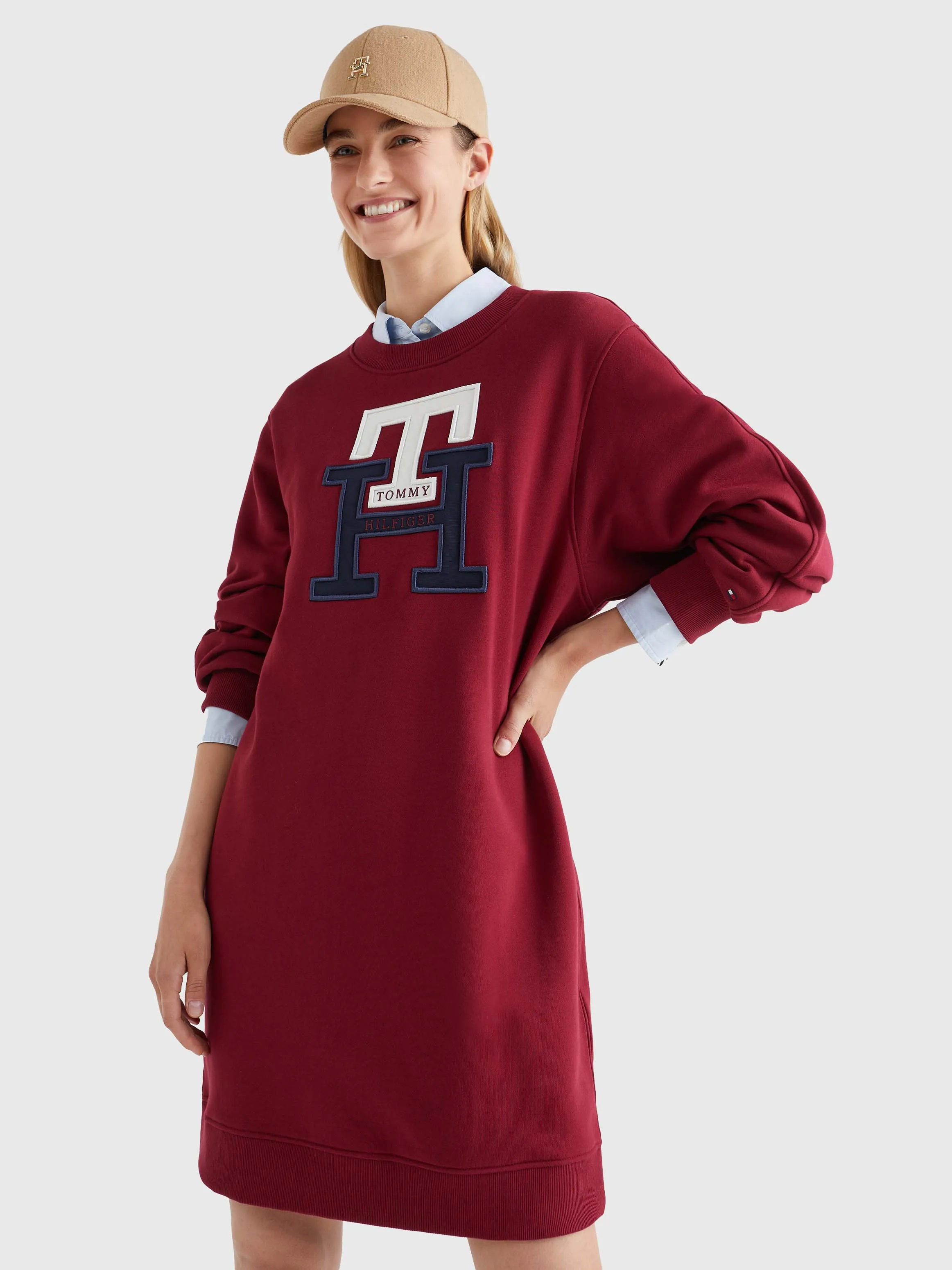 TH Monogram Jumper Dress | Sweatshirts & Hoodies | Tommy Hilfiger