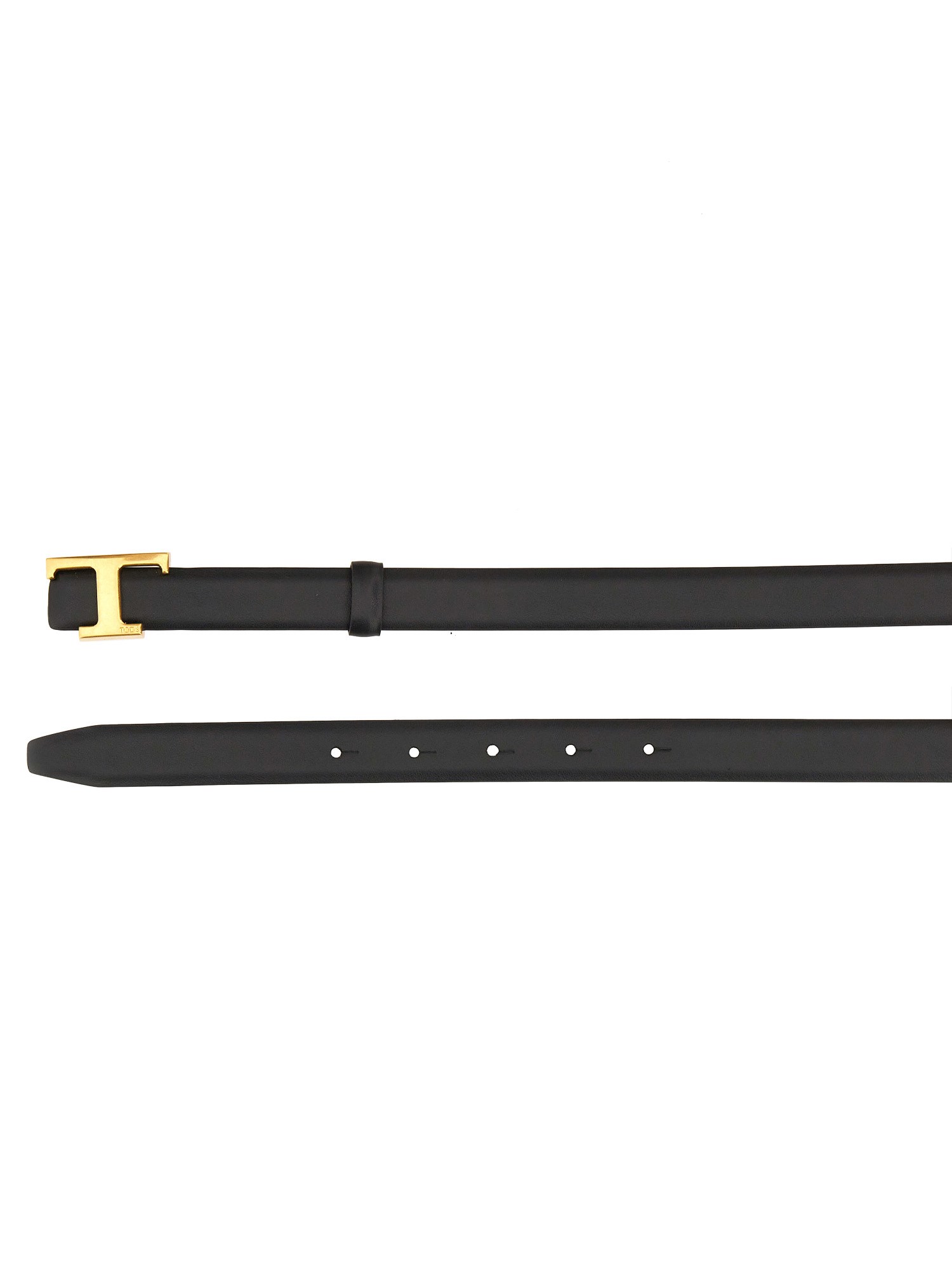 TOD'S    REVERSIBLE T TIMELESS LEATHER BELT