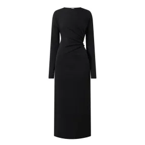 TOTEME Twist Jersey Dress - Black