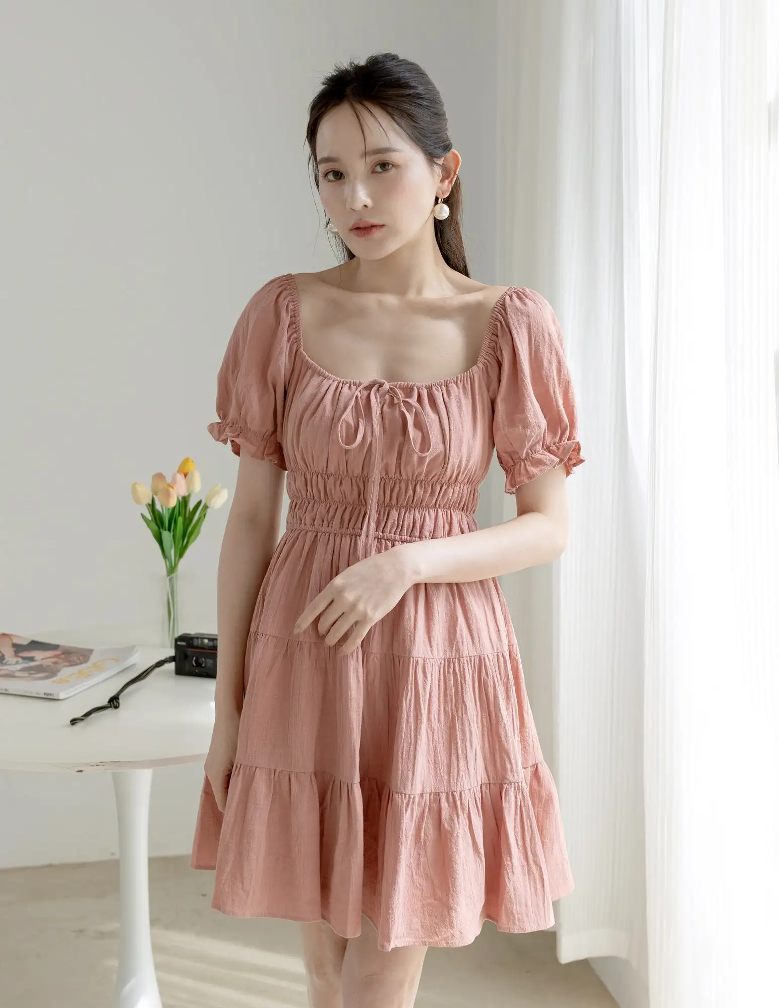 Vivianne Dress in Rose