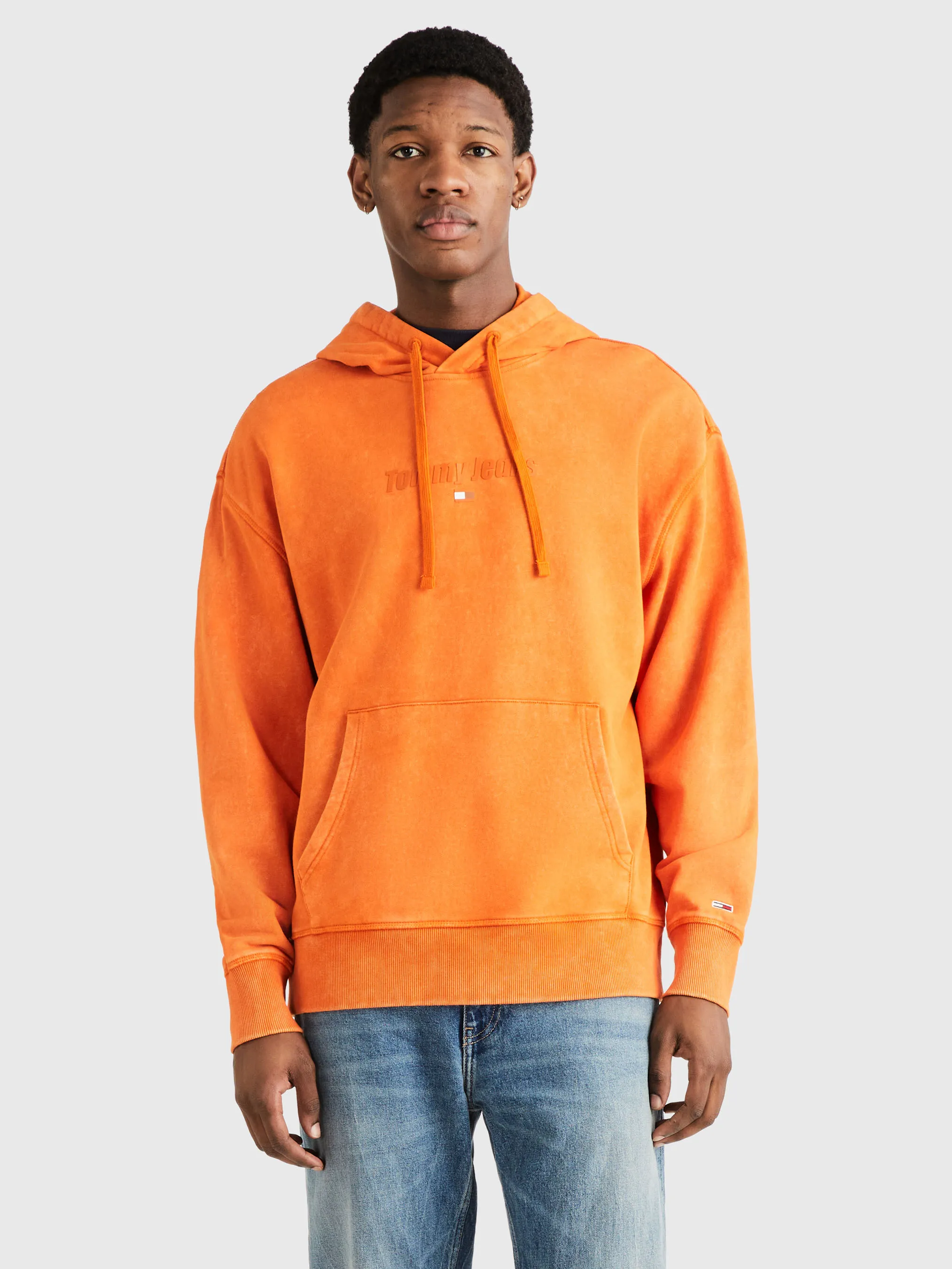 Washed Linear Hoodie | Sweatshirts & Hoodies | Tommy Jeans