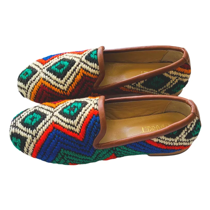 Women's Turkish Kilim Loafer 10