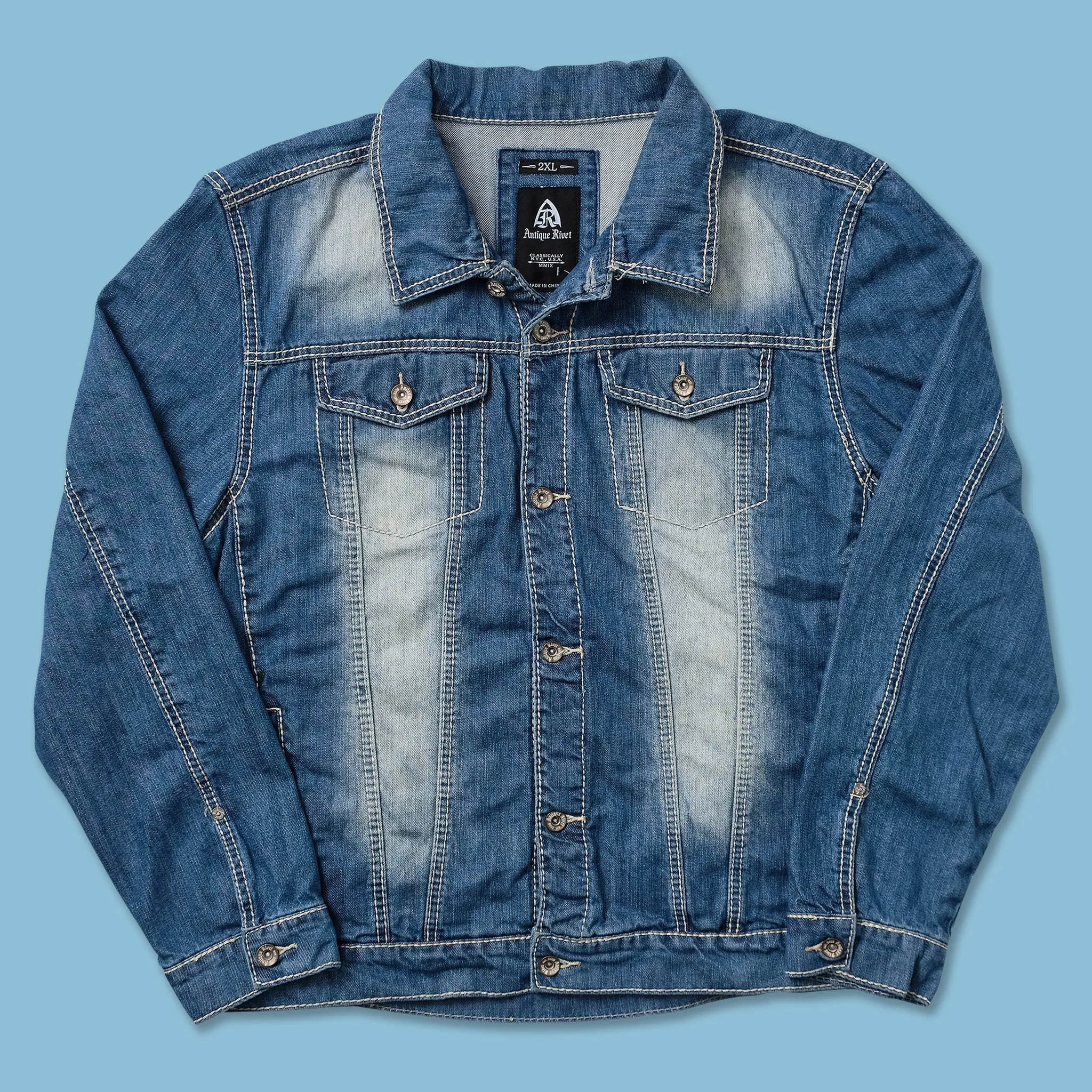 Y2K Denim Jacket Large