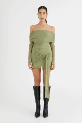 Yasmin Mini Dress Pistachio